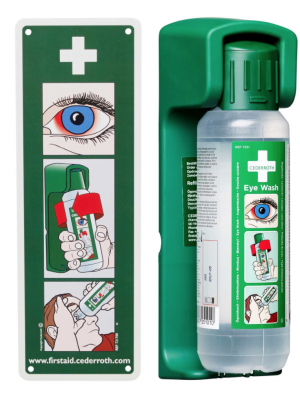 Wandhouder voor Cederroth oogdouche 500ml
